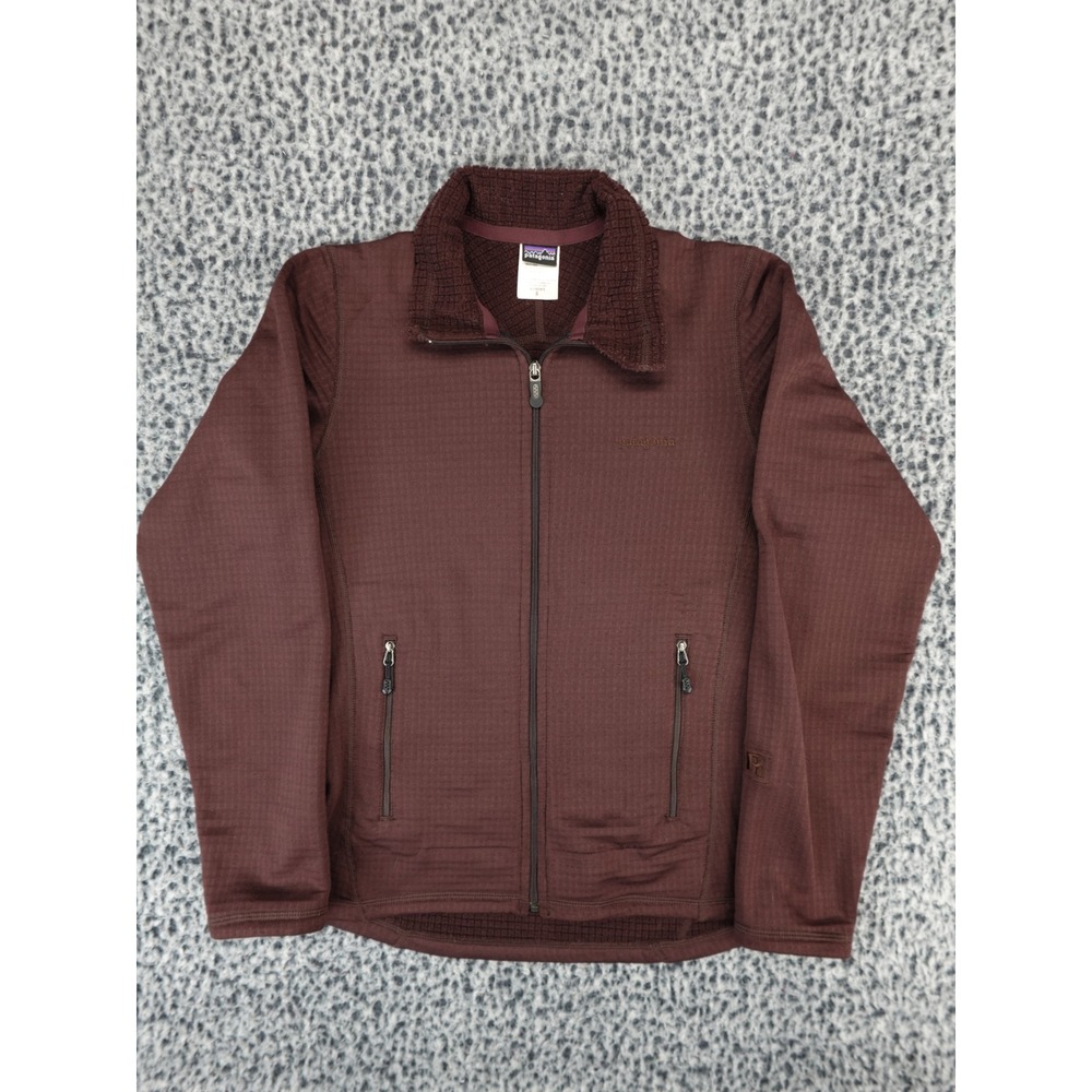 Patagonia R1 Full-Zip Fleece Jacket Womens Small‎ Maroon 40135 F9